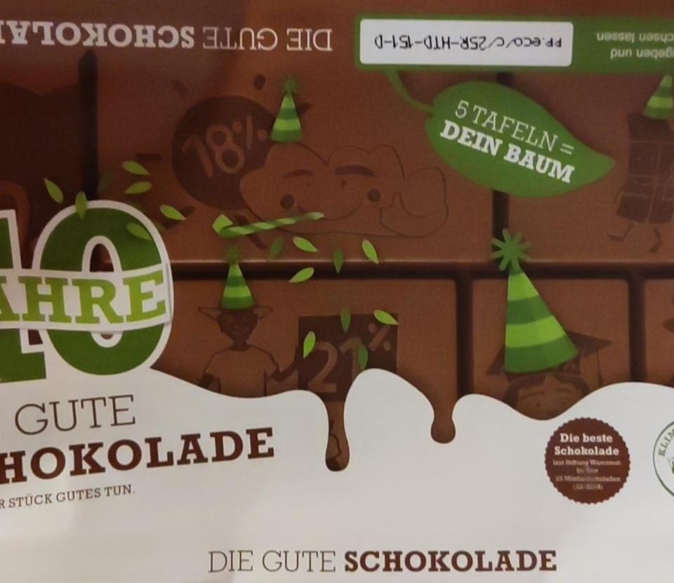 Фото - Молочний шоколад Die Gute Schokolade Plant for the Planet