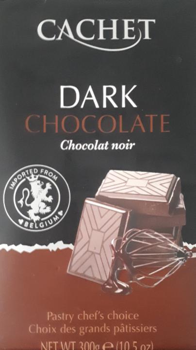 Фото - Шоколад Cachet Dark Chocolate Чорний Шоколад 54% какао Cachet