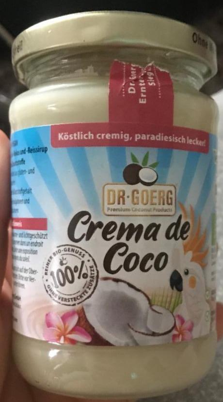 Фото - Паста кокосова Crema de Coco Dr Goerg