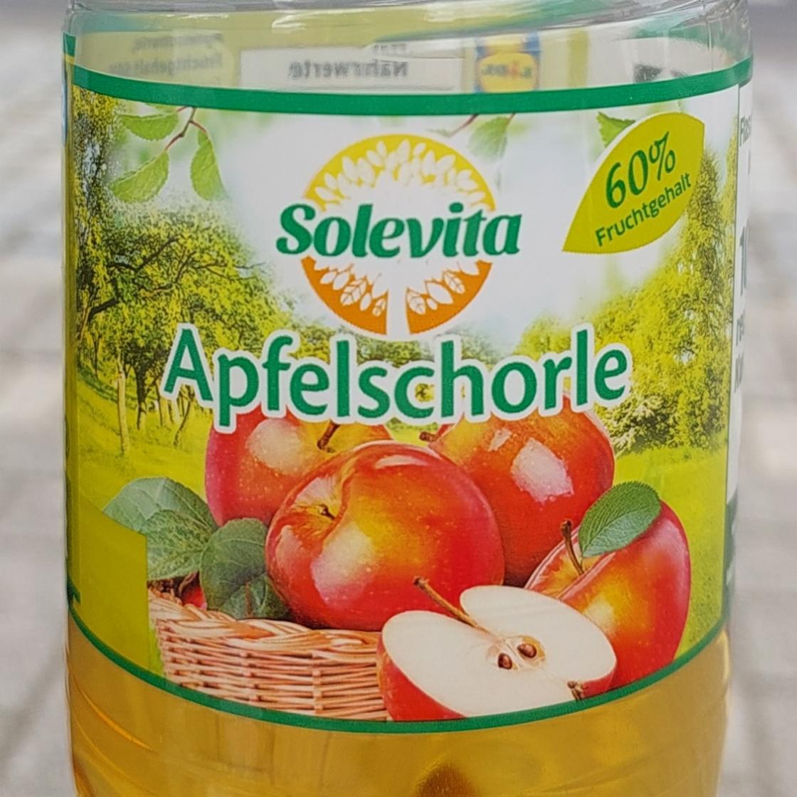 Фото - Напій газований з яблучним соком Apfelschorle Solevita