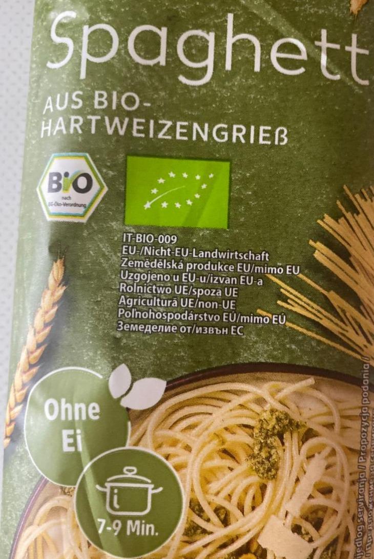 Фото - Spaghetti aus Bio Hartweizengrieß Kaufland