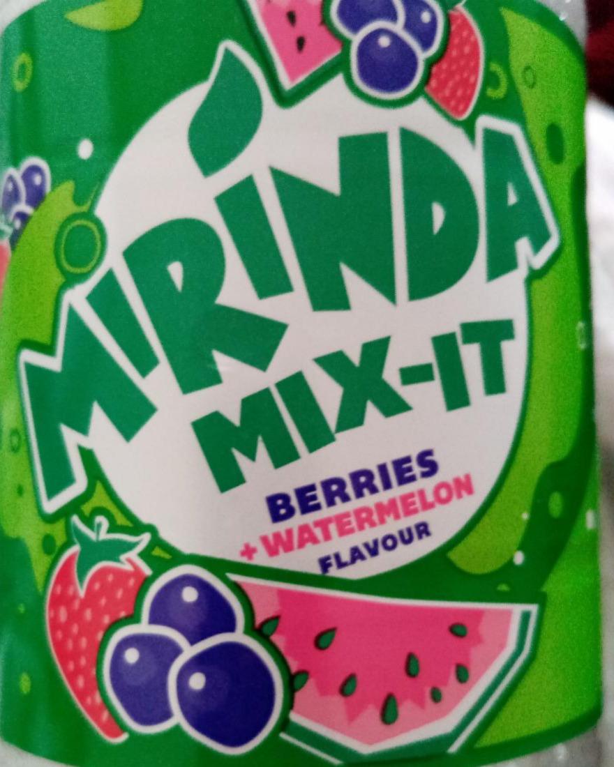 Фото - Mirinda MIX-IT Berries+Watermelon flavour