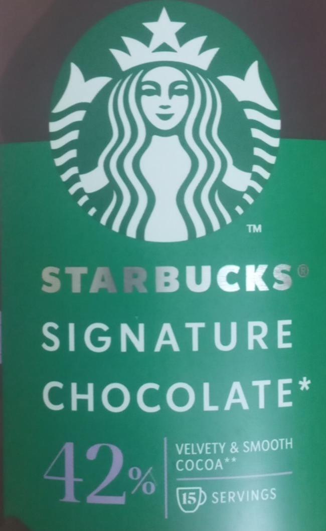 Фото - Signature Chocolate Starbucks