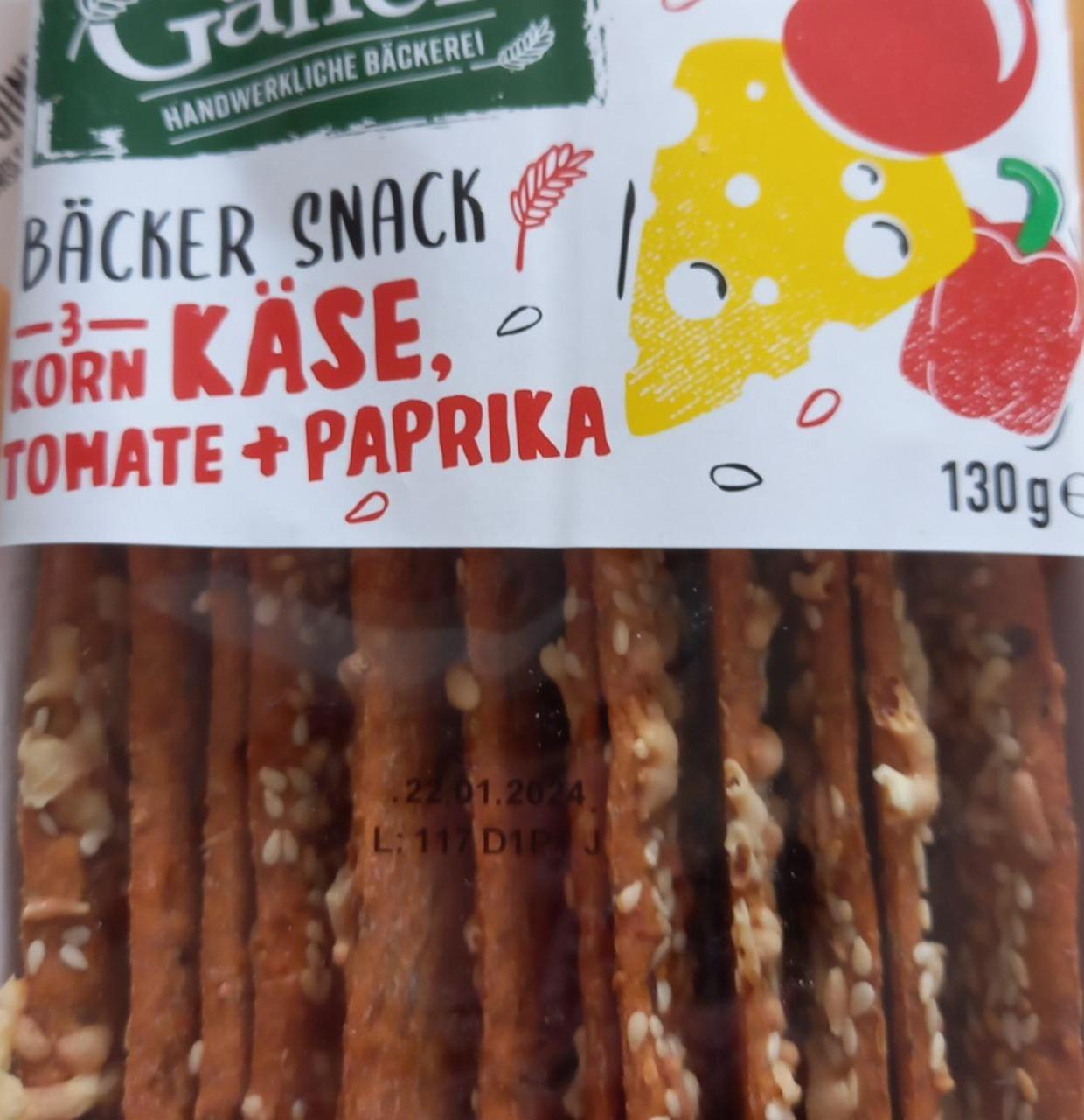 Фото - Bäcker Snack Cheese ,Tomato + Paprika Galicia