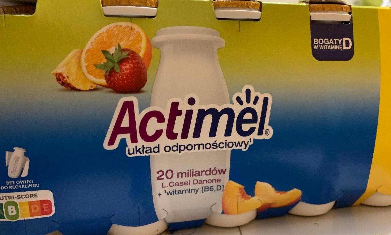 Фото - Napój jogurtowy o smaku wieloowocowym Actimel