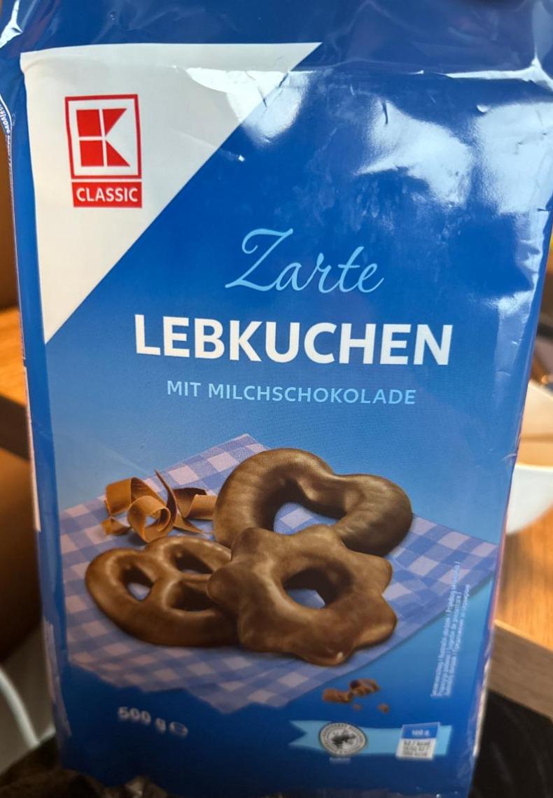Фото - Пряники в молочному шоколаді Lebkuchen Kaufland