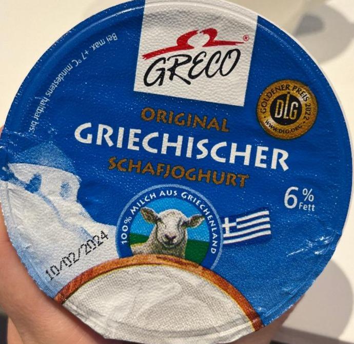 Фото - Original Griechischer Schafjoghurt 6% Greco