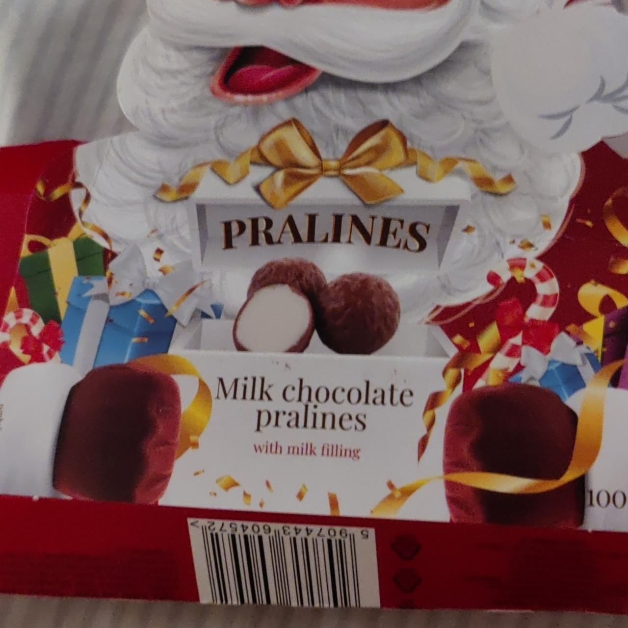 Фото - Цукерки молочні праліне в молочному шоколаді Milk Chocolate Pralines Millano