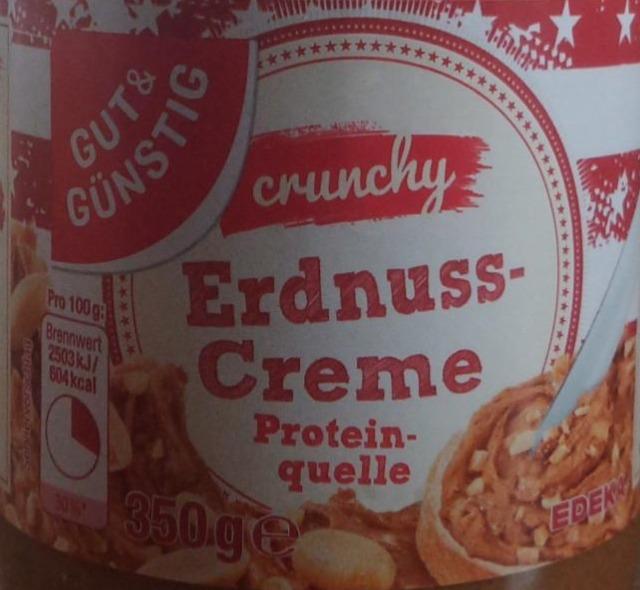 Фото - Erdnuss-creme crunchy protein-quelle Gut&Günstig