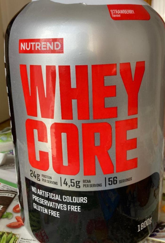 Фото - Протеїн зі смаком полуниці Whey Core Nutrend
