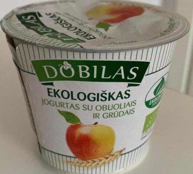Фото - Екологічний йогурт з яблуком та зерном Dobilas