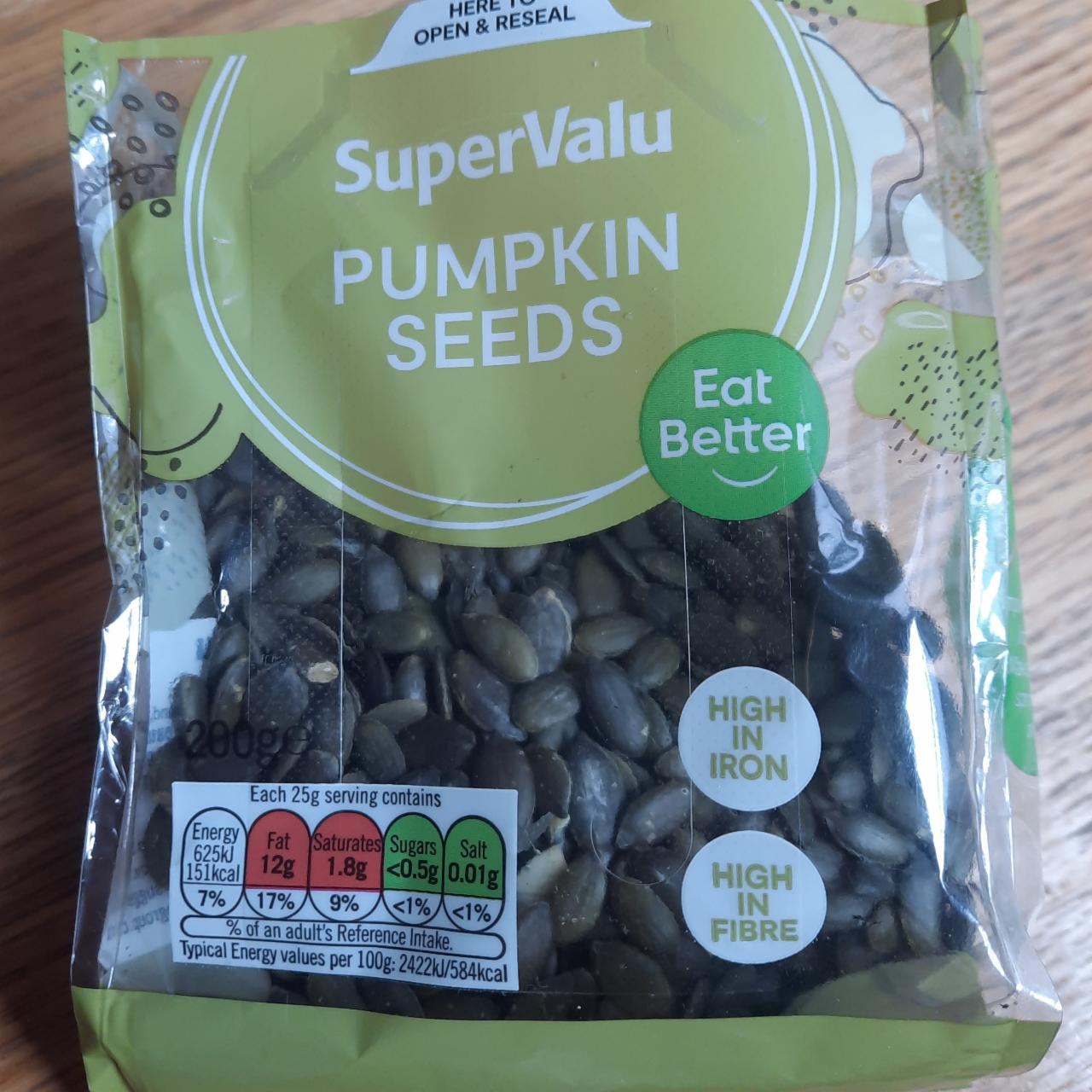 Фото - Насіння гарбузове Pumpkin Seeds SuperValu