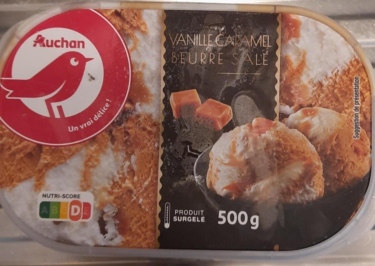 Фото - Морозиво ванільне з карамеллю Vanille Caramel Auchan