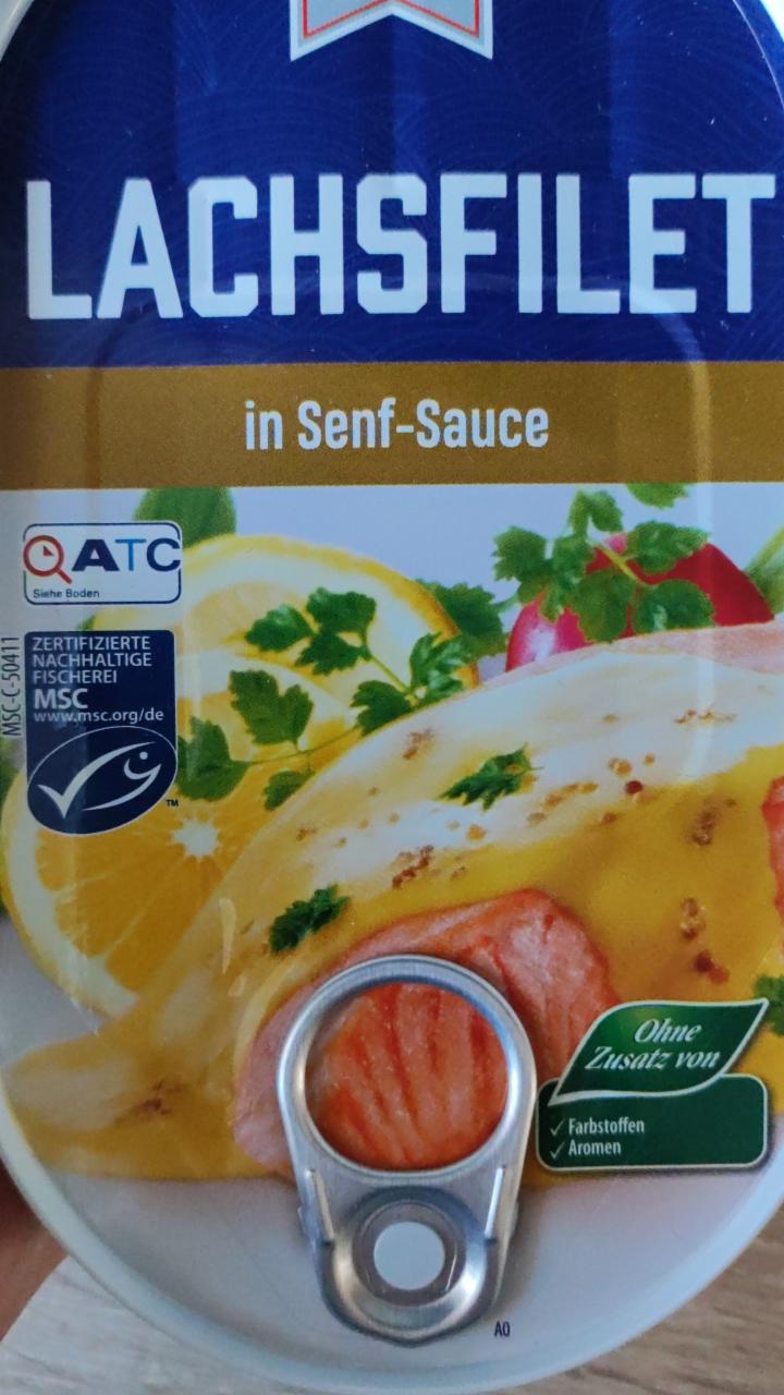 Фото - Філе лосося в гірчичному соусі Lachsfilet in Senf-Sauce Almare Seafood