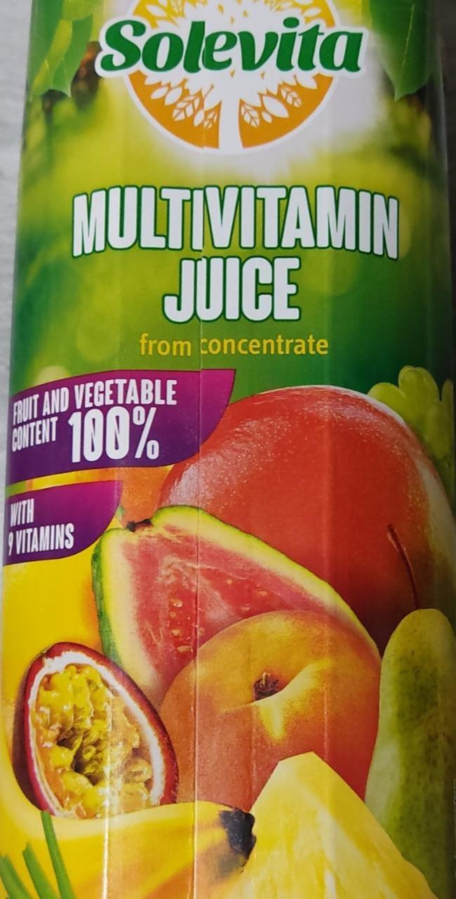 Фото - Multivitamíny juice 100% fruit content Solevita