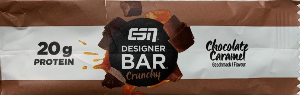 Фото - Дизайнерський батончик Crunchy Chocolate Caramel Designer ESN