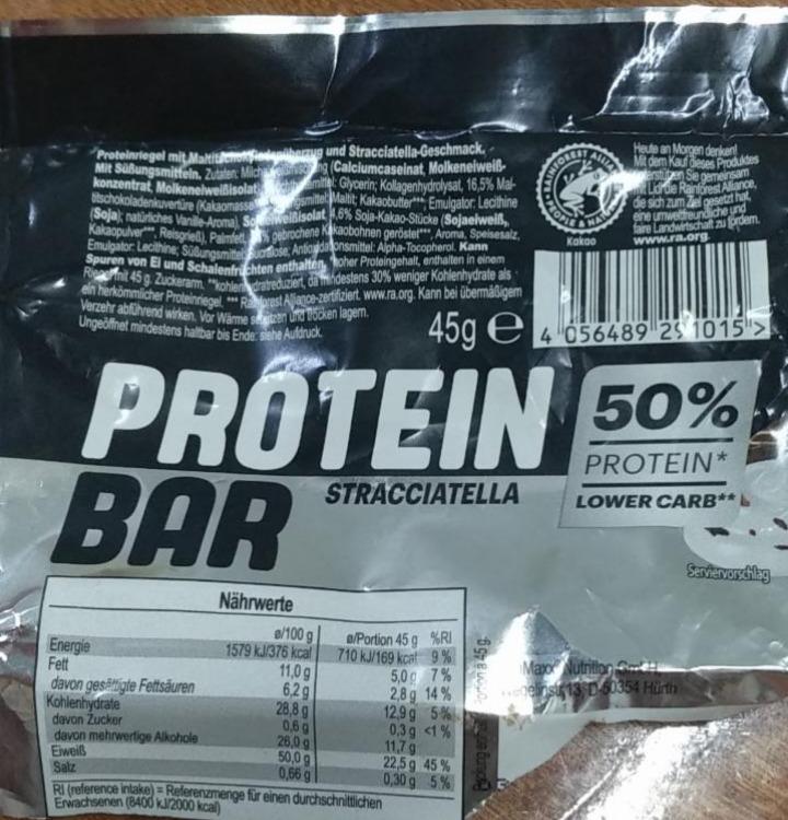 Фото - Protein bar stracciatella 50% IronMaxx