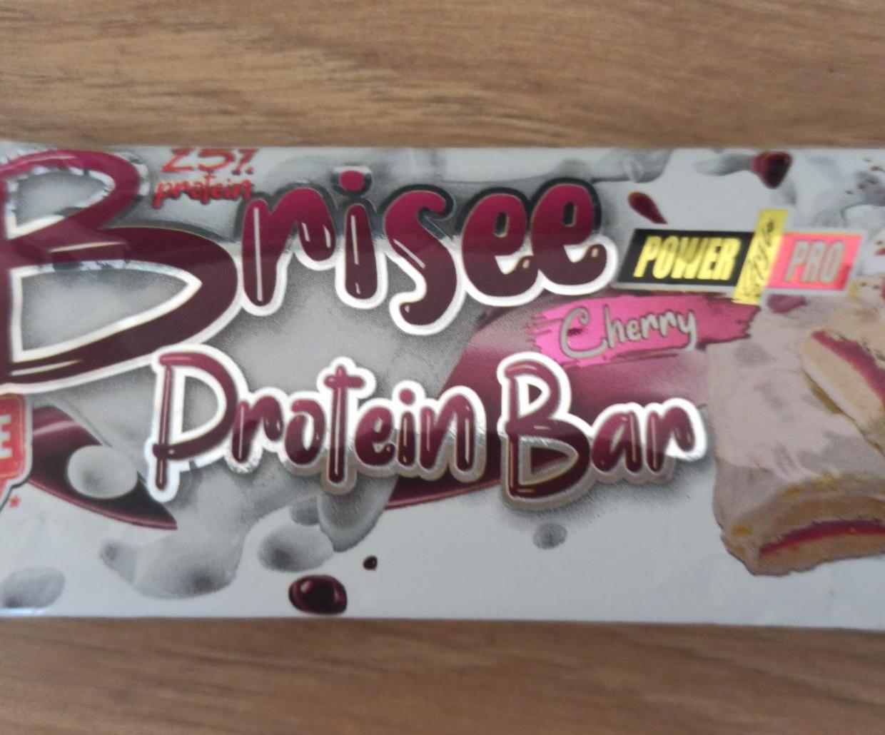 Фото - Батончик протеїновий з вишневим конфі глазурований Cherry Brisee Power Pro
