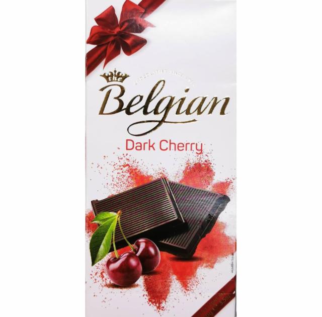 Фото - Шоколад чорний вишня dark cherry Belgian 50%