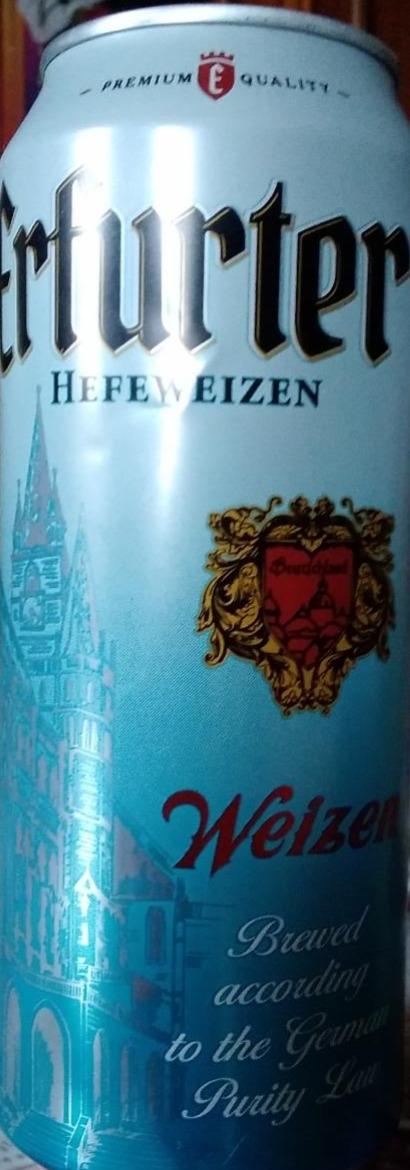 Фото - Пиво світле пастеризоване нефільтроване Hefeweizen ТМ Erfurter