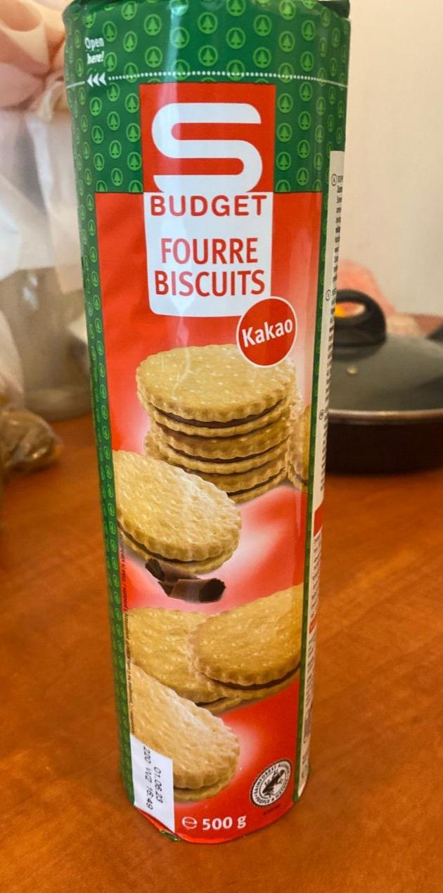 Фото - Печиво Fourre Biscuits S-Budget