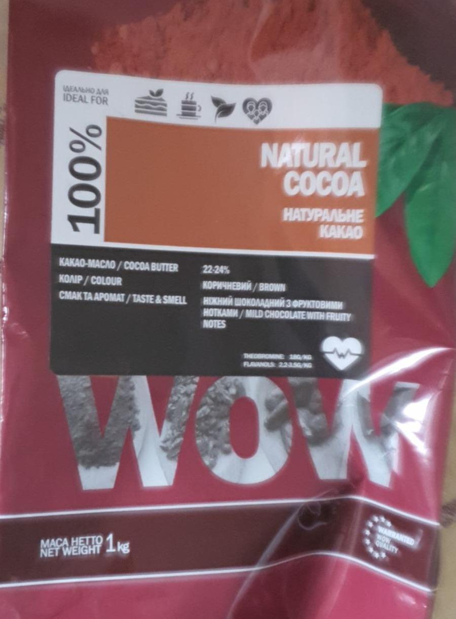 Фото - Какао-порошок натуральний 100% WOW Cacao