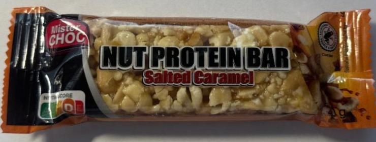Фото - Nut protein bar salted caramel Mister Choc