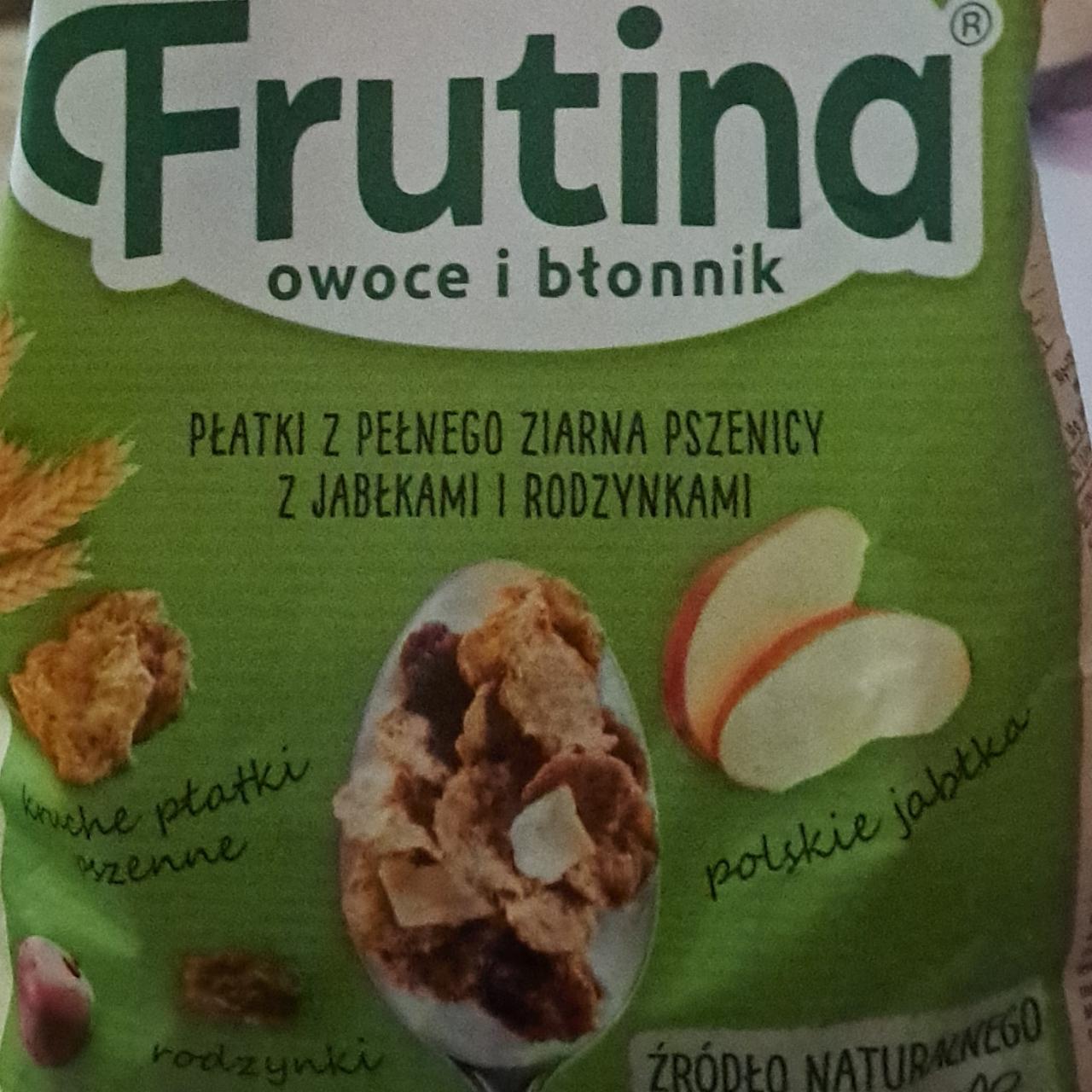 Фото - Frutina Owoce i Błonnik Płatki z pełnego ziarna pszenicy z jabłkami i rodzynkami Nestlé
