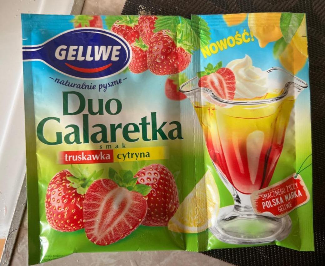 Фото - Желе зі смаком полуниця-лимон Duo Galaretka Gellwe