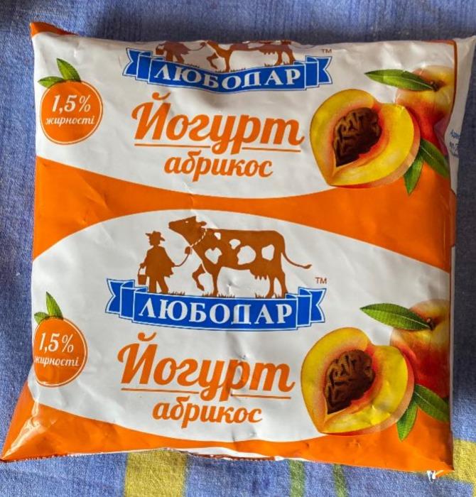 Фото - Йогурт 1.5% абрикос Любодар