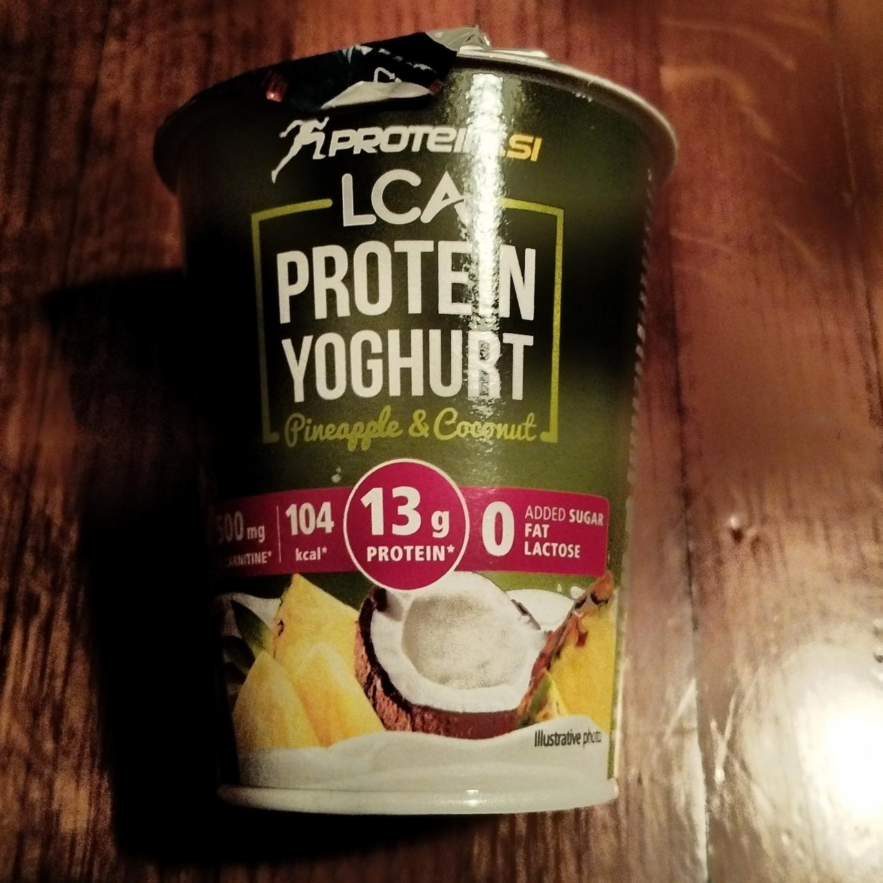 Фото - LCA protein yoghurt pineapple coconut Protein.si