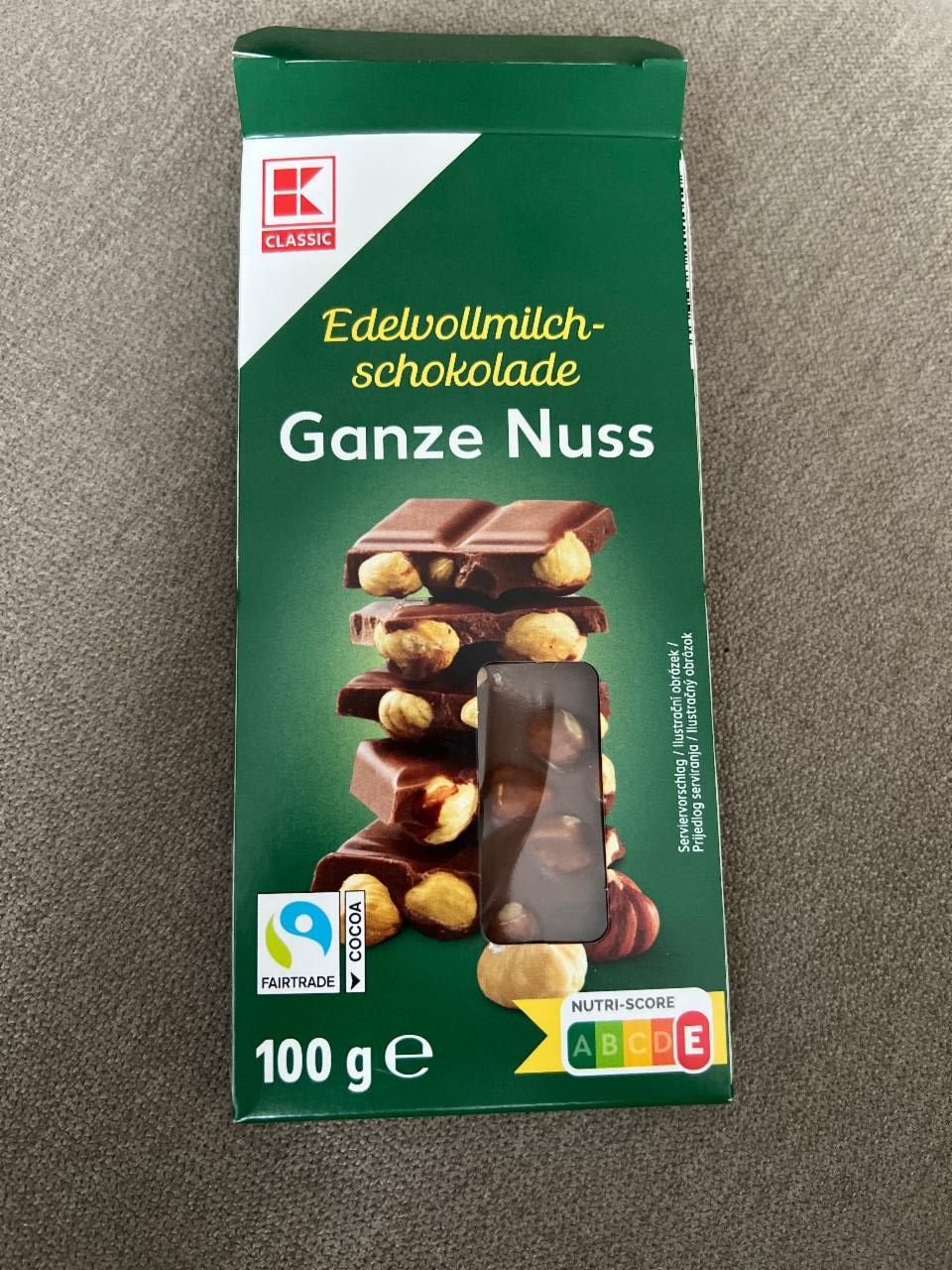 Фото - Шоколад чорний з горіхами Ganze Nuss Chocola