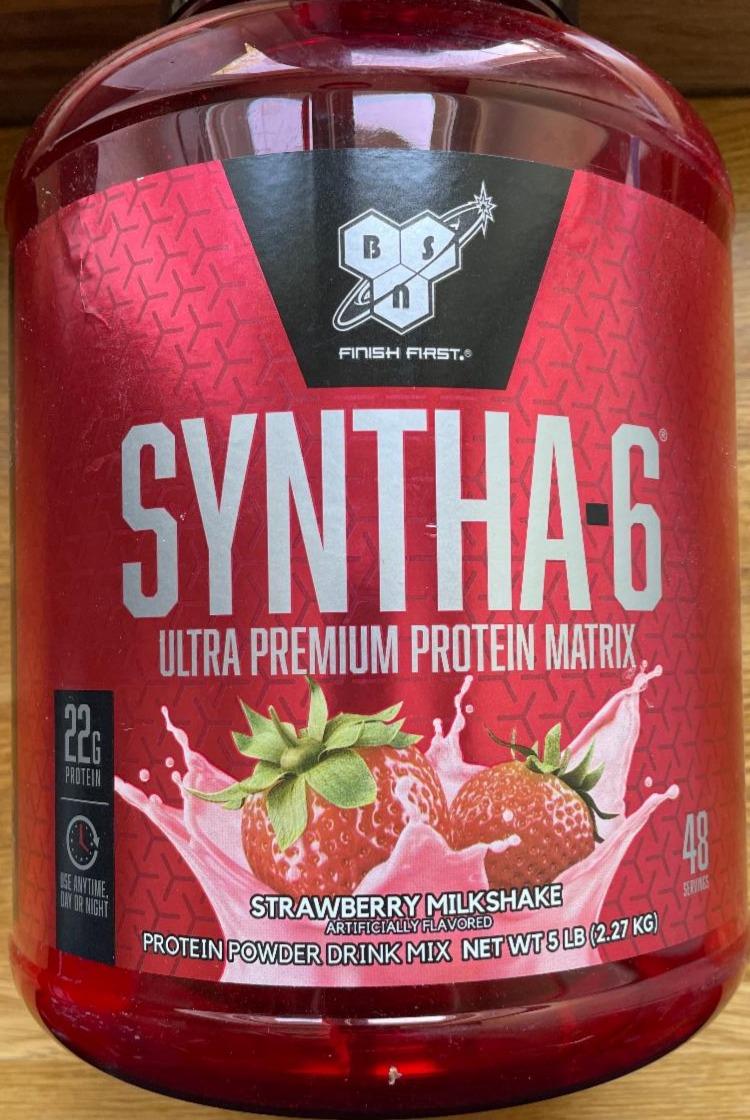 Фото - Syntha-6 Protein strawberry milkshake BSN