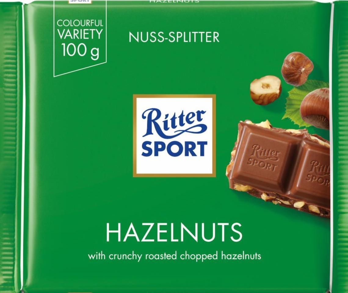 Фото - Шоколад Nuss Splitter Hazelnuts Ritter Sport