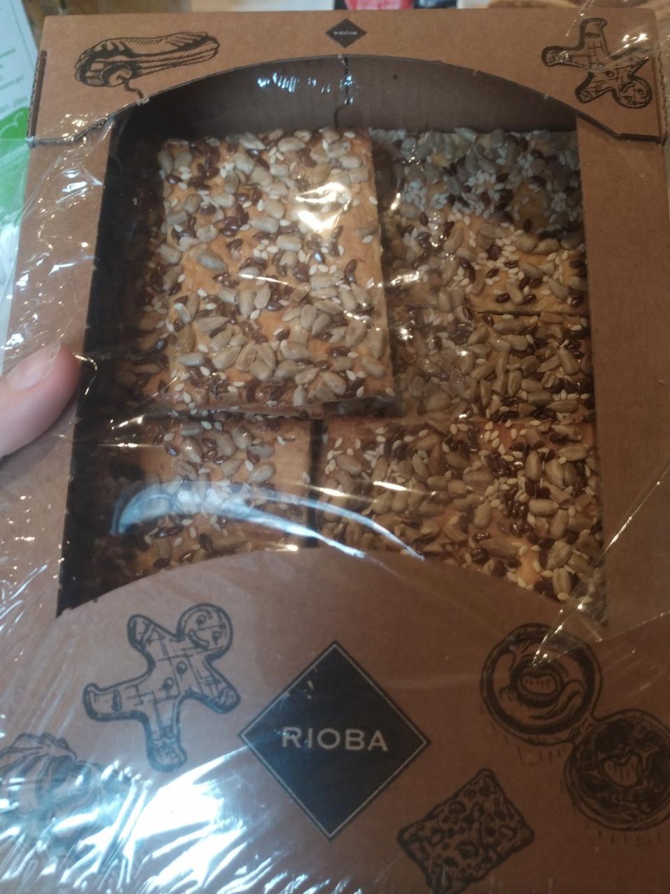 Фото - Печиво зернове листкове Rioba
