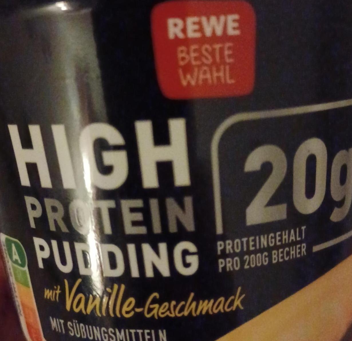 Фото - Високобілковий пудинг High Protein Pudding Rewe beste wahl