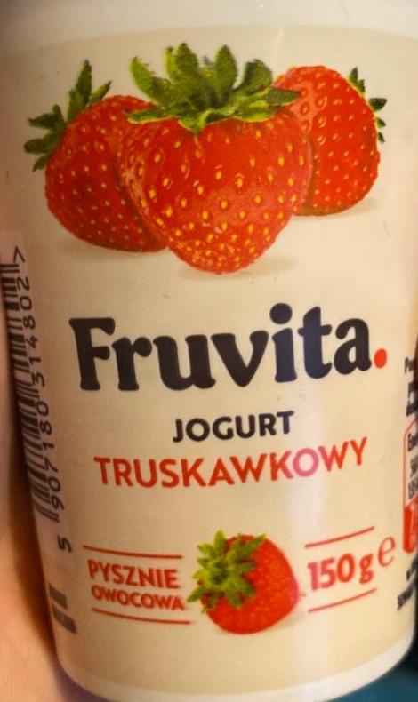 Фото - Йогурт 2.7% зі смаком полуниці Jogurt Truskawkowy Fruvita