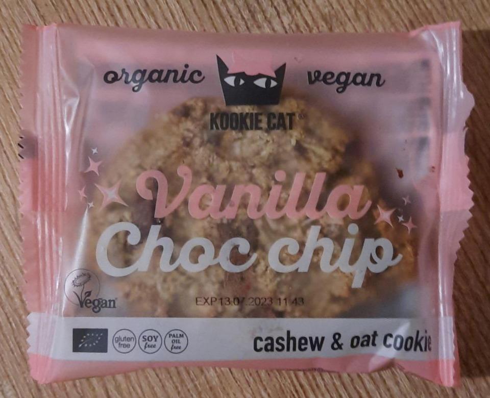 Фото - Печиво з ваніллю та шматочками чорного шоколаду Vanilla Choc Chip Kookie Cat