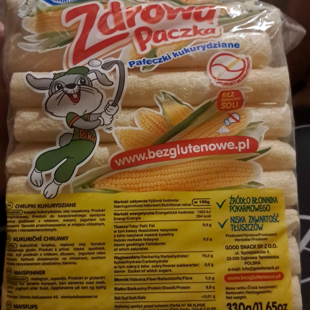 Фото - Палички кукурудзяні Zdrowa Paczka Good Snack
