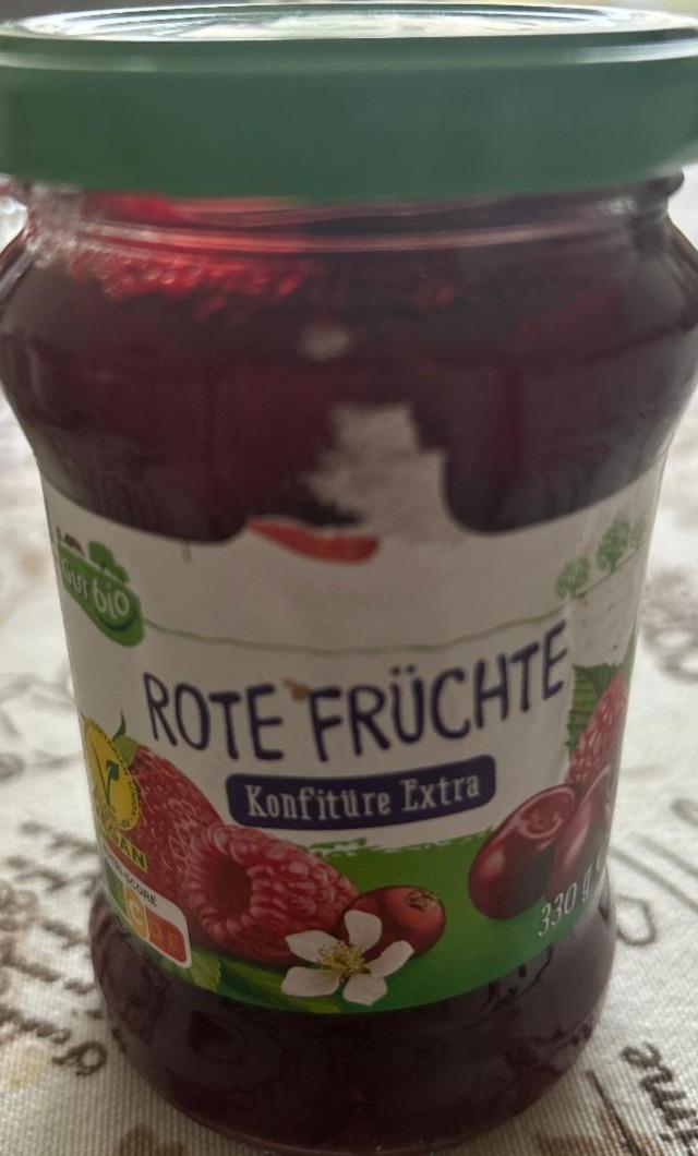 Фото - Rote Früchte Konfitüre Extra GutBio
