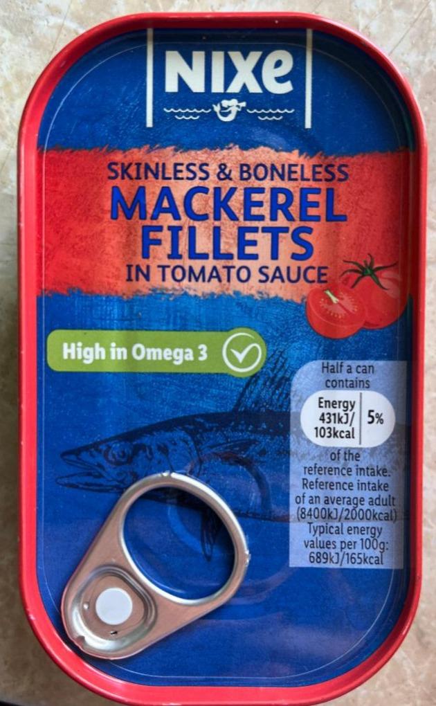 Фото - Mackerel Fillets in Tomato Sauce Nixe