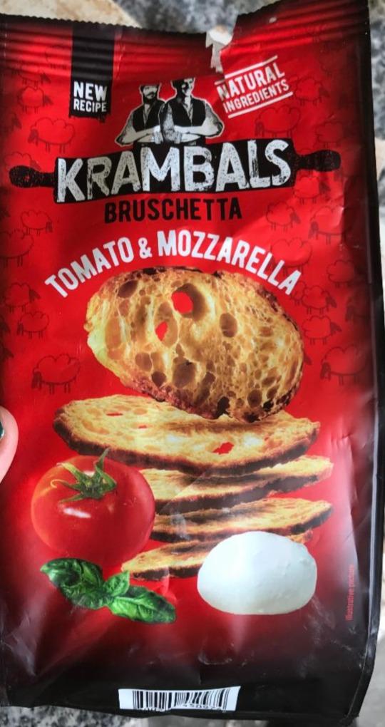 Фото - Брускетта з помідорами та моцарелою Krambals
