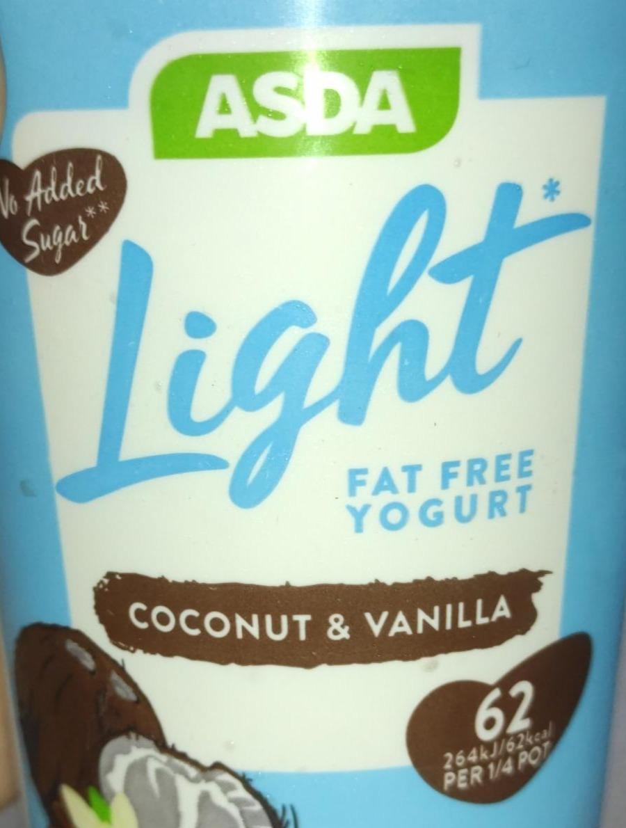 Фото - Йогурт Light кокос та ваніль Asda