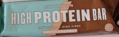 Фото - Батончик шоколадно-горіховий Chocolate Coconut High Protein Bar MyProtein