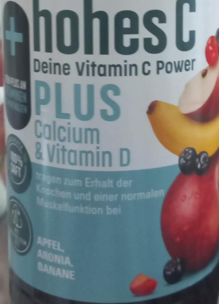 Фото - Plus Calcium & Vitamin D von hohes C & vitamin D Globus