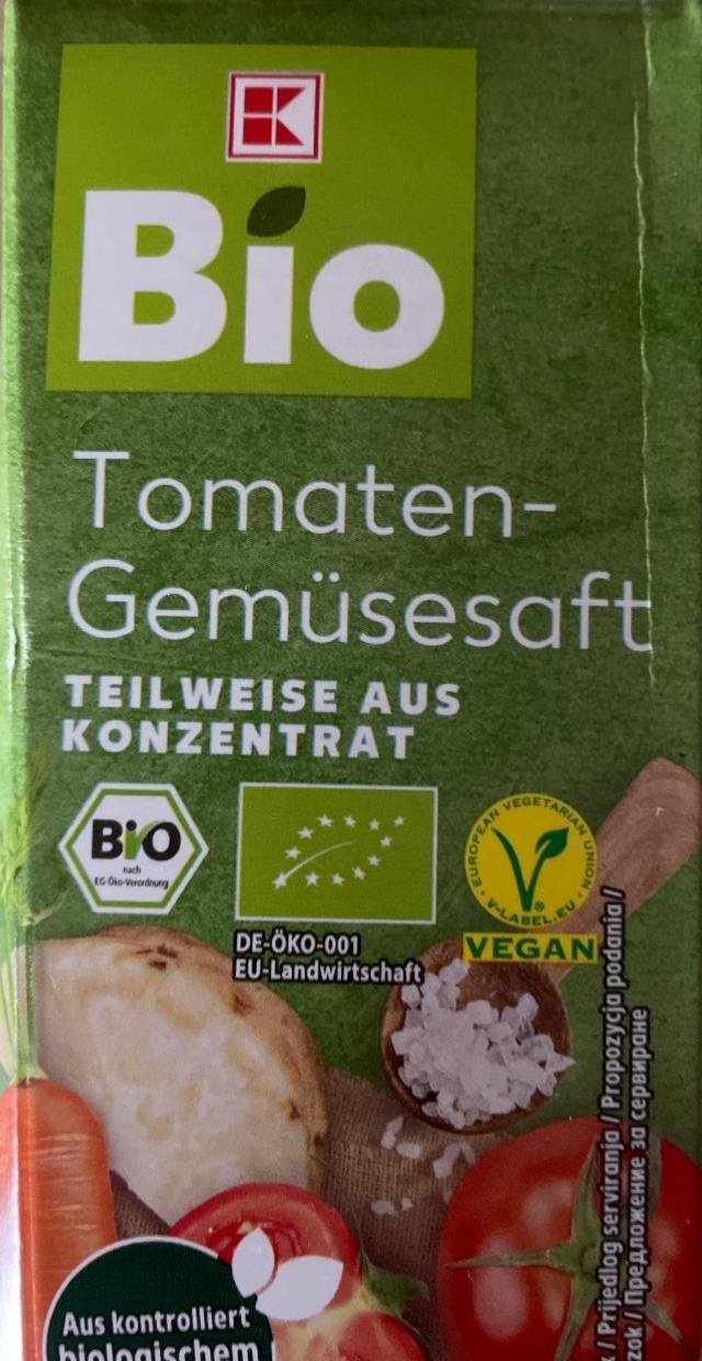 Фото - Овочевий сік Tomaten-Gemusesaft Bio kaufland