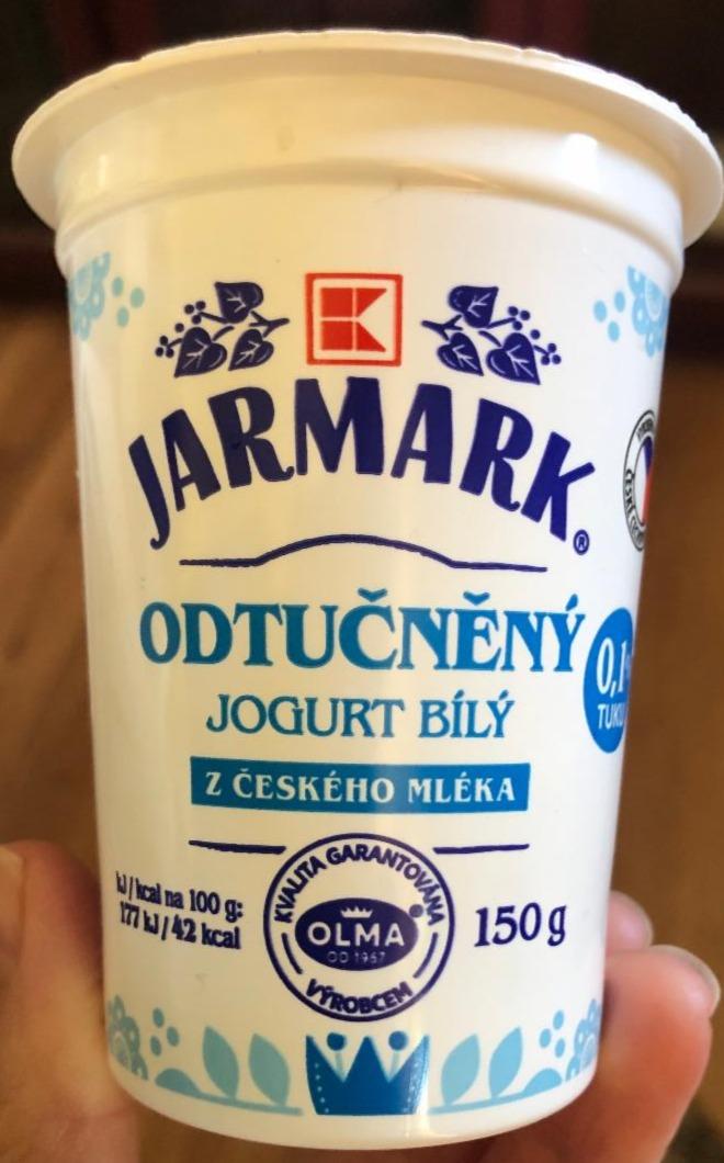Фото - Йогурт білий 0.1% знежирений Jarmark K-Classic