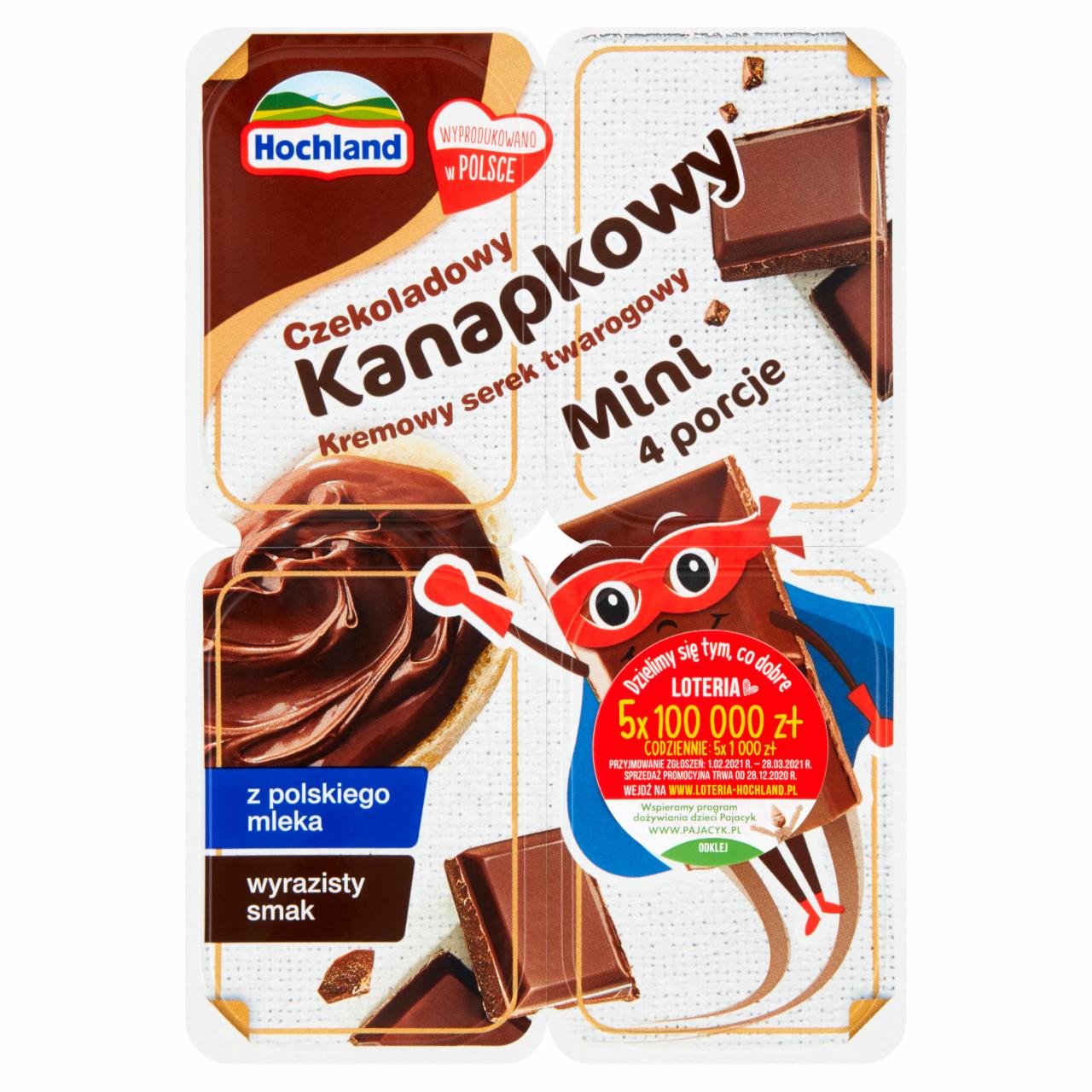 Фото - Kremowy serek czekoladowy kanapkowy Hochland