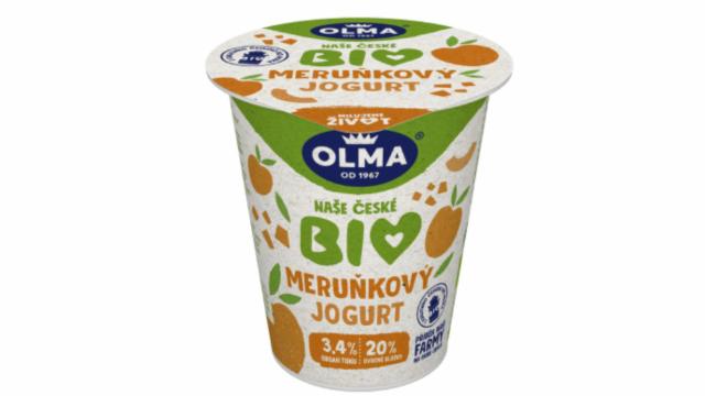 Фото - Органічний абрикосовий йогурт Olma