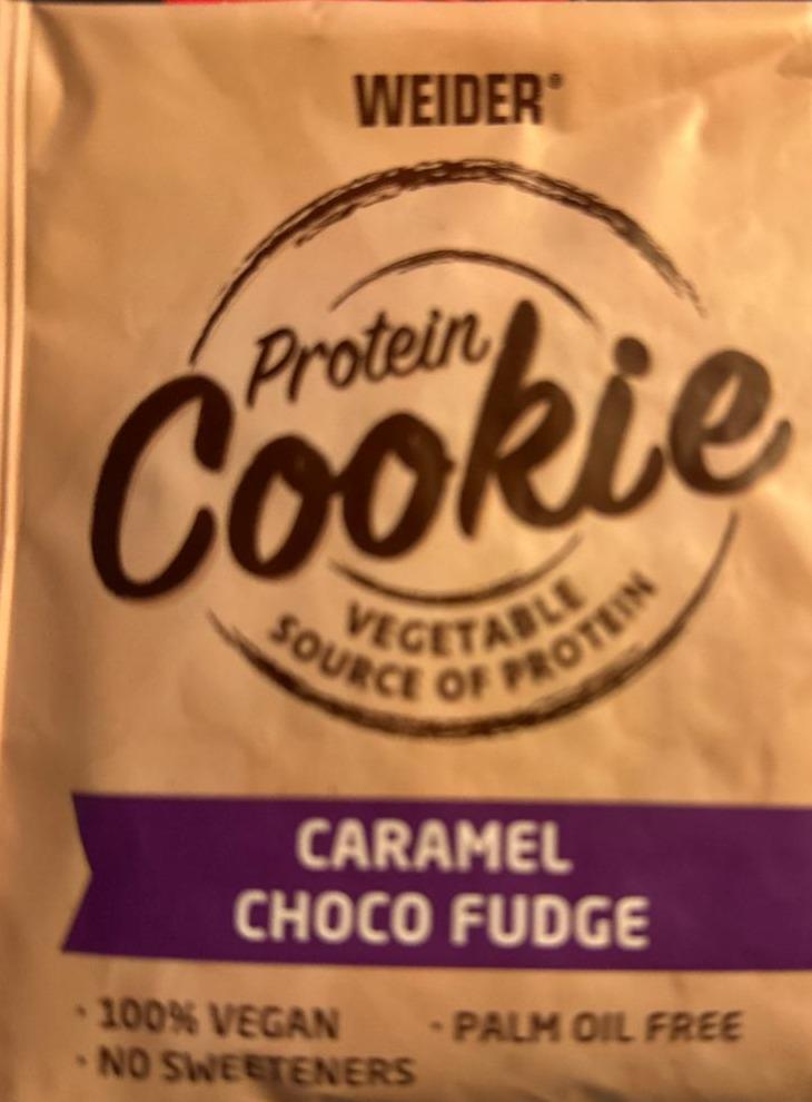 Фото - Protein cookie Caramel choco fudge Weider